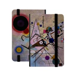 Libreta de notas A6 Javier Kandinski con cubiertas rígidas y cierre de goma