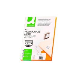 Etiquetas Adhesivas Q-Connect A4 8 Etiquetas 99.1x67.7mm Caja 100 Hojas