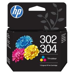 HP 302/304 Cartucho de Tinta Original Tricolor Compatible con Impresoras DeskJet ENVY y OfficeJet