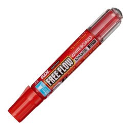 Rotulador SDI Free Flow Recargable Trazo 2.3 mm Rojo