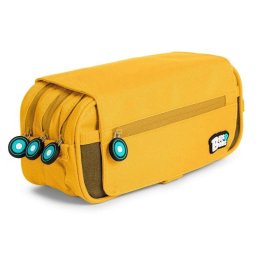 Estuche Portatodo Triple Grafoplás Bits and Bobs Amarillo 23 x 10 x 10 cm