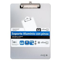Soporte Porta Documentos A4 Officebox Aluminio con Clip