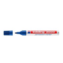 Rotulador Permanente Edding 3000 Punta Redonda 1.5-3 Mm Azul