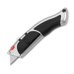 Cutter Retráctil 3 Claveles Alto Rendimiento Bloqueo Automático 3 Posiciones