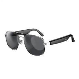 Paxa Gafas Inteligentes Altavoces Control por Voz Protección UV Negras