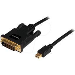 STARTECH.COM ST MDP2DVIMM3B - Mini DisplayPort cable > DVI, WUXGA / 1080p 90 cm