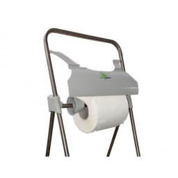 Portabobina buznl greensource tripode suelo abs reciclado con sierra de corte para bobinas papel celulosa
