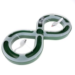 Juguete para gatos TIAKI carril de bolas con ratones - 1 unidad