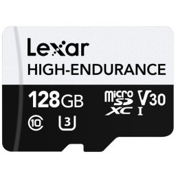 Tarjeta MicroSD Lexar High-Endurance 128 GB UHS-I Clase 10 V30 U3