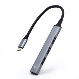 Hub Ewent 4 puertos 5000 Mbit/s EW1145 USB-C a USB-A Plug&Play
