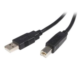 Cable USB StarTech 5m USB 2.0 A-B Impresora Escáner Blindado Negro
