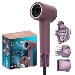 Secador de Pelo Cecotec DryNova 3in1 Berry Motor Brushless 1600 W compacto ligero