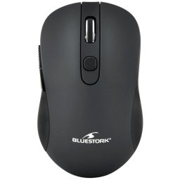 Ratón Bluestork M-WL-OFF60-BLACK Inalámbrico 1600 DPI Negro 6 Botones