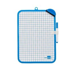 Pizarra Blanca Doble Cara Liderpapel 18x26 cm con Rotulador y Borrador