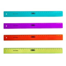 Regla de Plástico Liderpapel con Base Biselada 30 cm
