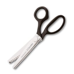 Tijeras Multiuso Profesionales 3 Claveles Forjadas Corte Zig-zag 18 cm