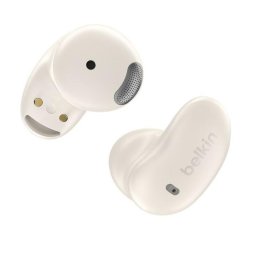 Auriculares Belkin SoundForm Anywhere inalámbricos y con cable Bluetooth, Cancelación de Ruido, IPX4, blancos