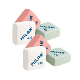 Set de 6 Gomas de Borrar Milan 430 Tipo Miga de Pan Cuadrada