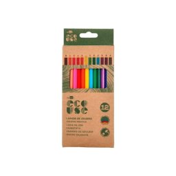 Lápices de 12 Colores Liderpapel Ecouse Caja 12 Surtidos FSC