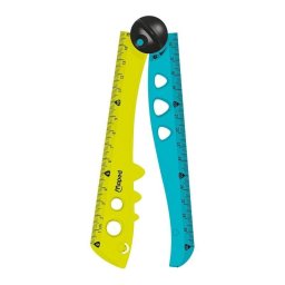 Regla Plegable Maped Croc Croc 15-30 cm Plástico Semi Transparente