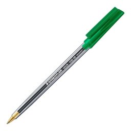 Bolígrafo Staedtler Stick 430 Punta Media Verde