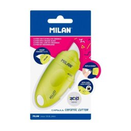 Cúter Milan Capsule Acid Cerámico de Bolsillo Amarillo