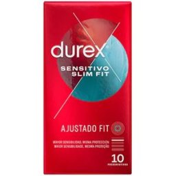 Durex Condones Sensitive Slim Fit x10
