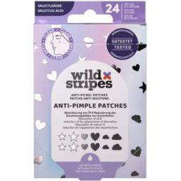 Wild Stripes Anti-Pimple Patches Silver x24 Parche Antigranos