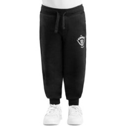 Siroko Pantalón de chándal de niño Rockstar . (10 años) Negro