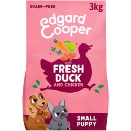 Edgard & Cooper Pienso para perros cachorros mini sin cereales Edgar&Cooper pato y pollo 3 kg. (3 Kg)