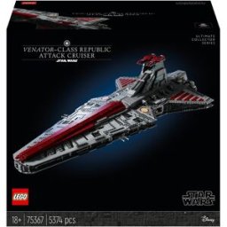 Lego Juguete de construcción Crucero de Ataque Clase Venator de la República Star Wars TM - 75367.