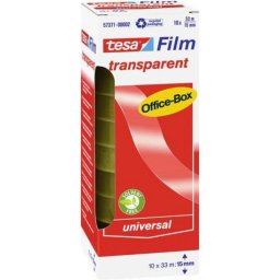 Cinta adhesiva Tesa 57371 Transparente 33 m 15 mm 10 piezas