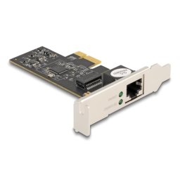 Tarjeta de Red Delock PCI Express x1 RJ45 5 Gigabit LAN Ethernet 5000 Mbps
