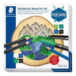 Set de Manualidades para Dibujar en Madera Staedtler Design Journey Wanderlust