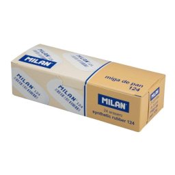 Caja de 24 Gomas de Borrar Milan Miga de Pan Oval 124