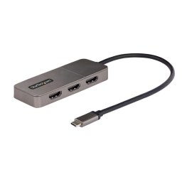 Adaptador USB-C a 3 HDMI MST StarTech.com 4K 60Hz HDR