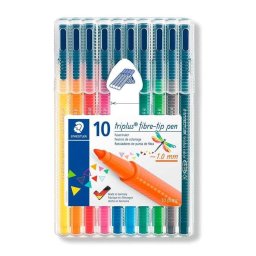 Rotuladores Staedtler Triplus Color Estuche 10 Unidades Multicolor