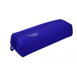 Estuche Escolar Portatodo Multiuso Cuadrado Neopreno Azul Oscuro Officebox