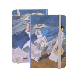 Libreta de Notas A6 Javier Señoras Playa Cubiertas Rígidas Marcapáginas