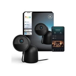 Cámara IP Philips Hue Secure 2K Visión Nocturna Interior y Exterior Audio Bidireccional Control por Voz