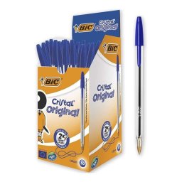 Bolígrafo BIC Cristal Original Azul Caja 50 Unidades