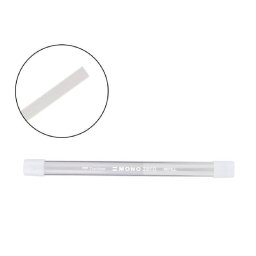 Portagomas Tombow Mono Zero Rectangular 2.5 x 5 mm Tubo con 2 Unidades