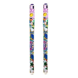 Set de 2 Bolígrafos Estampados Javier Mosaico con Tapón a Presión