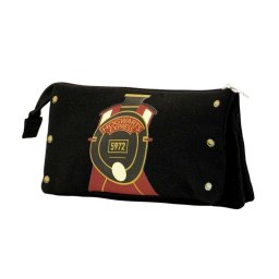 Estuche escolar portatodo triple Harry Potter Hogwarts Express Karactermania Negro