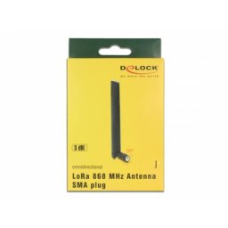 Antena Delock LoRa Omnidireccional 868 MHz 3 dBi SMA Hembra