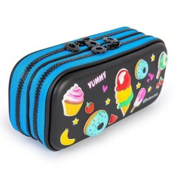 Estuche escolar Officebox multi-compartimento rígido EVA 3D Yummy Negro