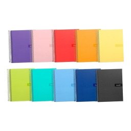 Cuaderno Espiral Liderpapel A5 90gr Surtido