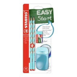 Lápiz Ergonómico STABILO EASYgraph Set Escolar 2 Unidades HB Azul