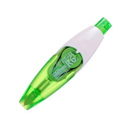Cinta Correctora SDI Super R6 Recargable 6 mm Verde con 3 Recambios