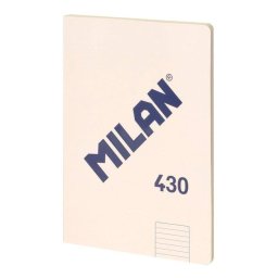 Libreta A4 Milan 430 Encolada 48 Hojas Pautadas Beige 95 gr